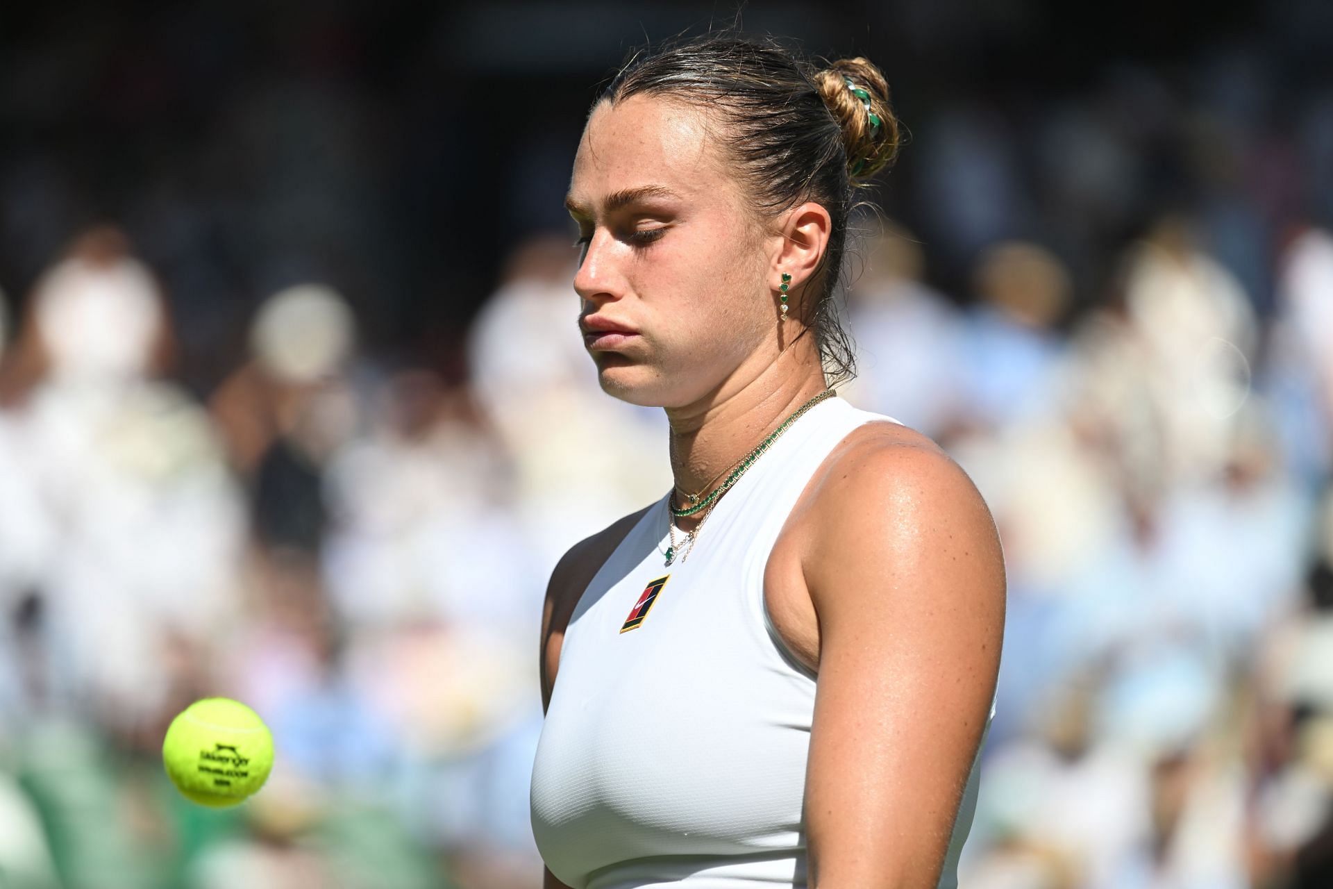 Sabalenka at Wimbledon 2025 - Source: Getty